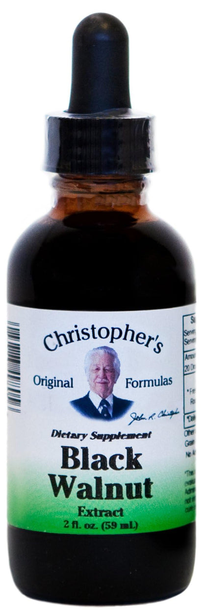 Christopher's Original Formulas Black Walnut Extract - 2 oz | Herbal Liquid Supplement