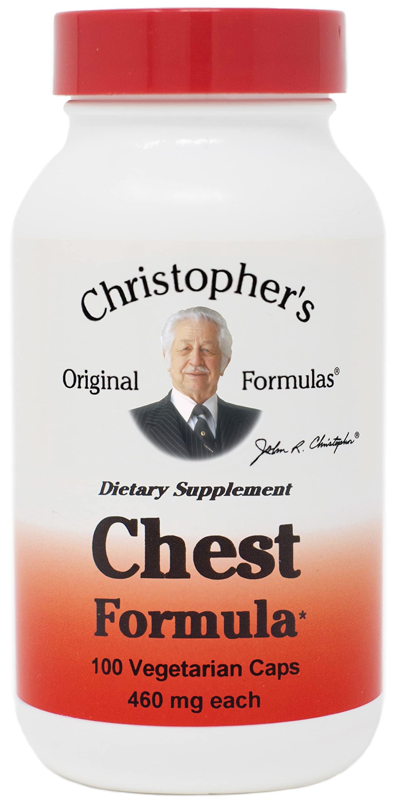 Christopher's Chest Formula – Whole-Herb Immune Support (460 mg, 100 Veg Capsules)