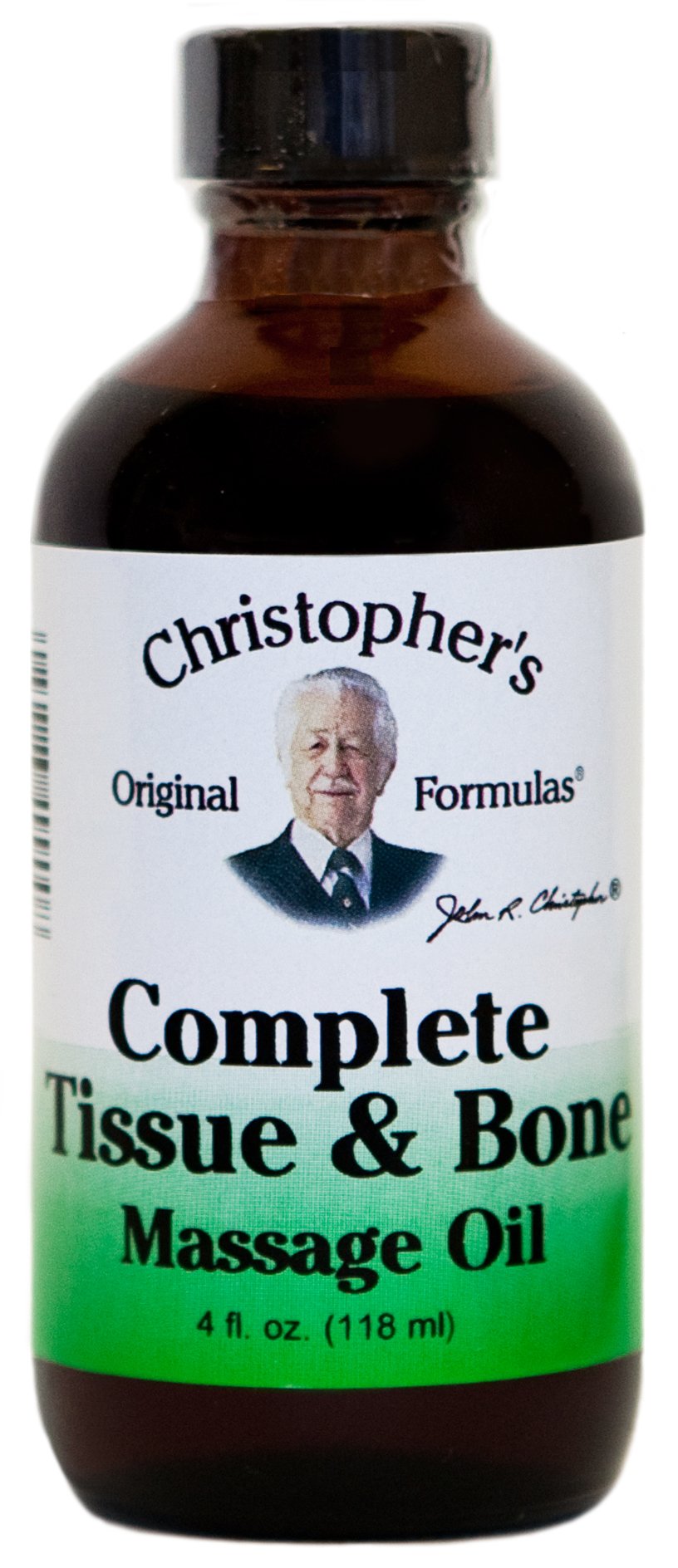 Christopher's Original Formulas Complete Tissue & Bone Massage Oil – 4 fl oz, Herbal Topical Oil