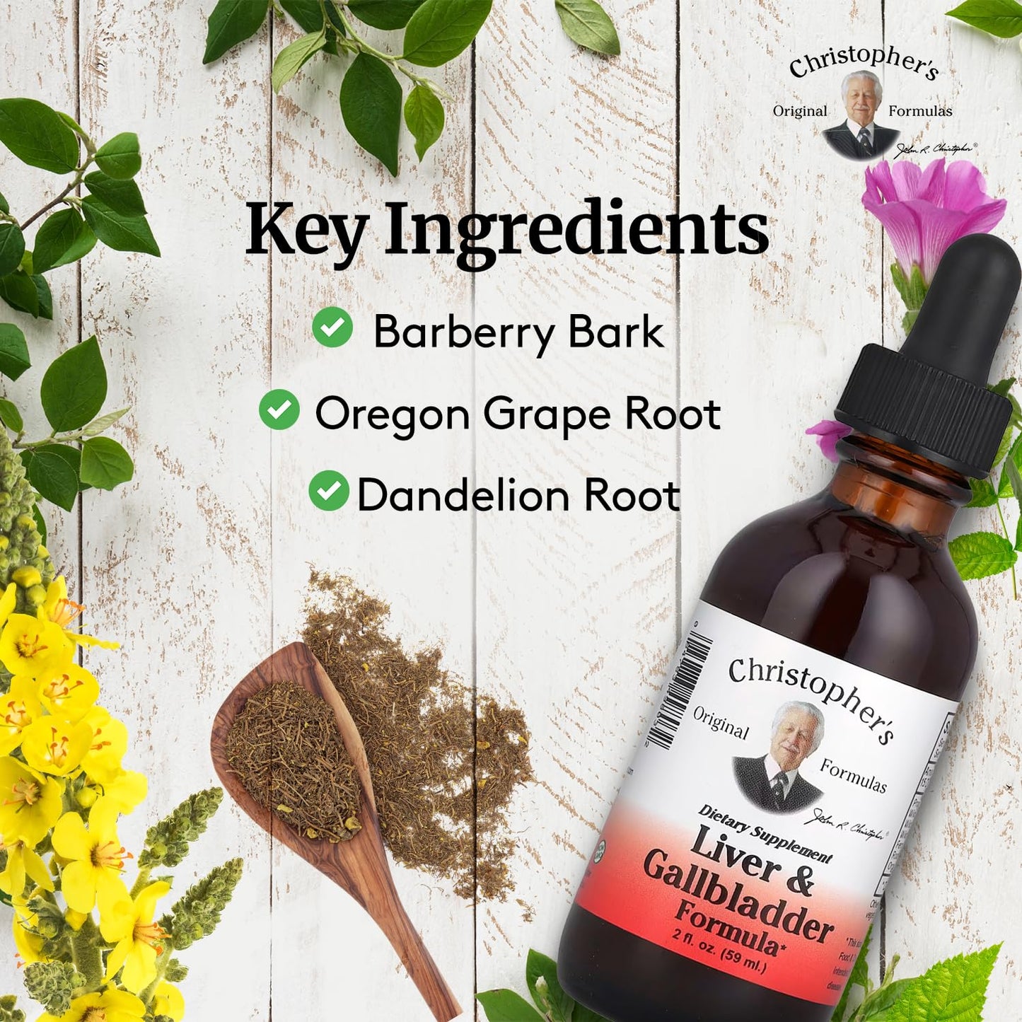 Christopher's Liver & Gallbladder Formula – Detox & Digestive Support (2 fl oz)