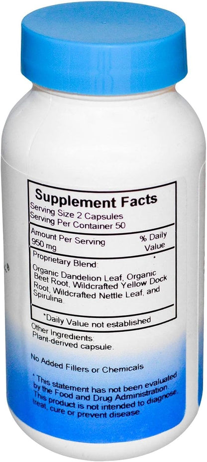 Christopher's Herbal Iron Formula - Natural Iron Support - 450 mg - 100 Vegetarian Capsules