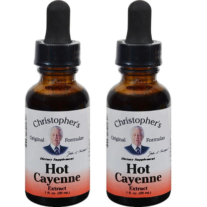 Christopher's Original Formulas Hot Cayenne Extract - 1 fl oz (Pack of 2)