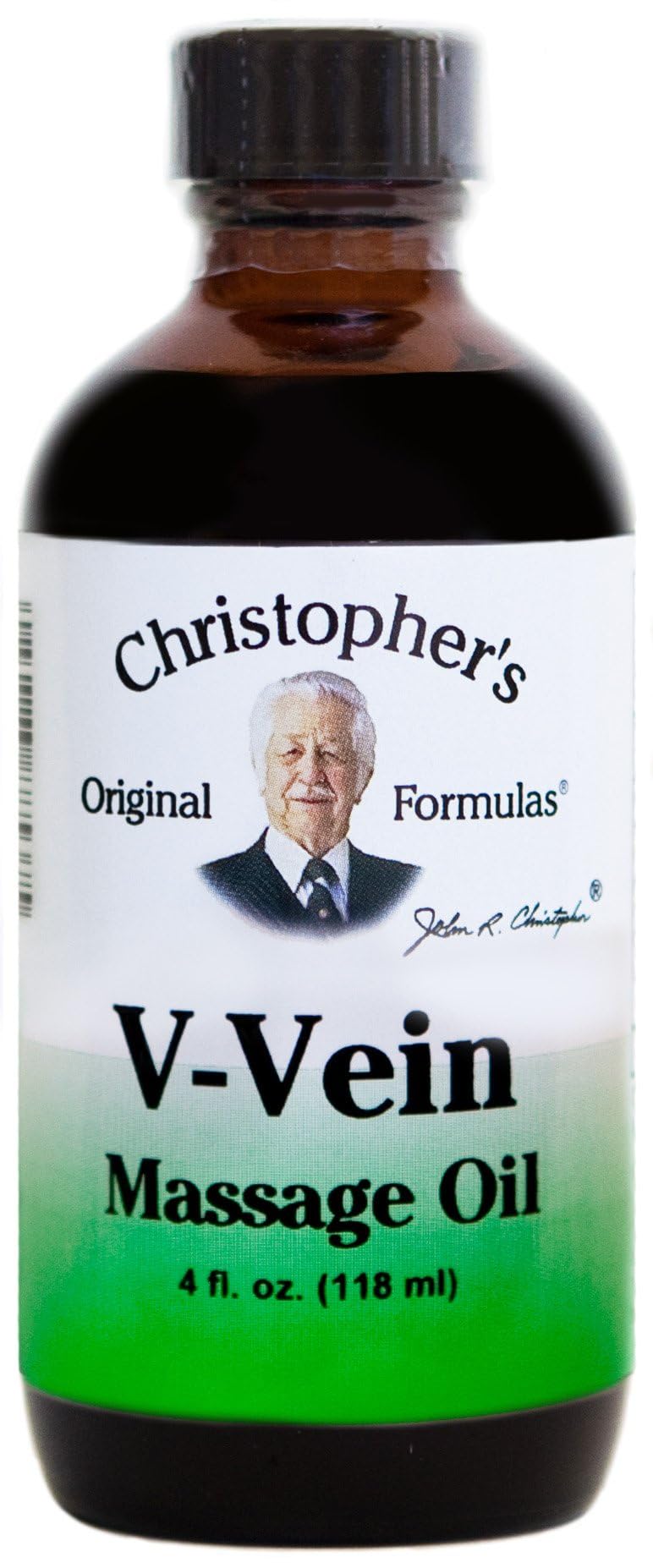 Christopher's Original Formulas V-Vein Massage Oil - 4 fl oz | Herbal Topical Oil for Skin & Massage Care