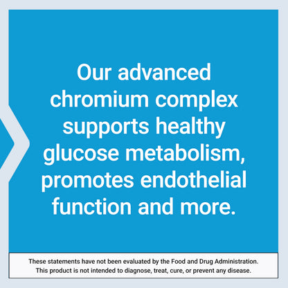 Life Extension Optimized Chromium Crominex3+ 500 mcg | Metabolism Support | Vegetarian, Gluten Free, Non-GMO