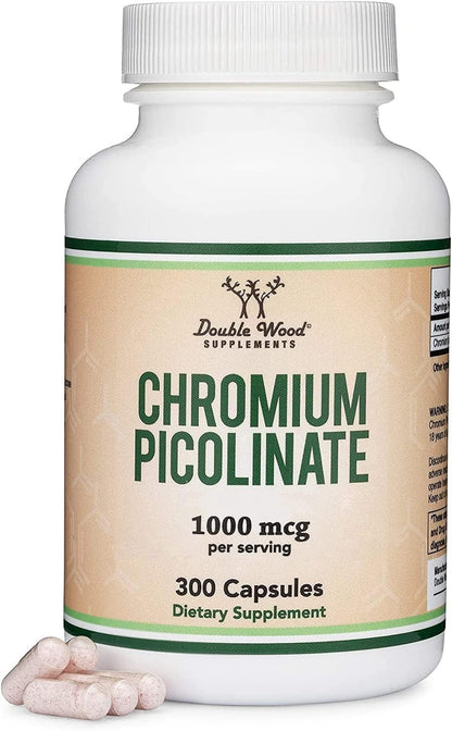 Chromium Picolinate 1000mcg - High Absorption for Weight Management | Double Wood