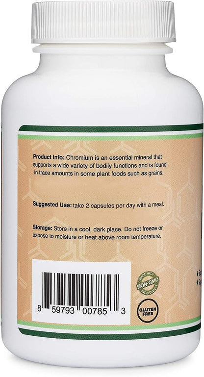 Chromium Picolinate 1000mcg - High Absorption for Weight Management | Double Wood