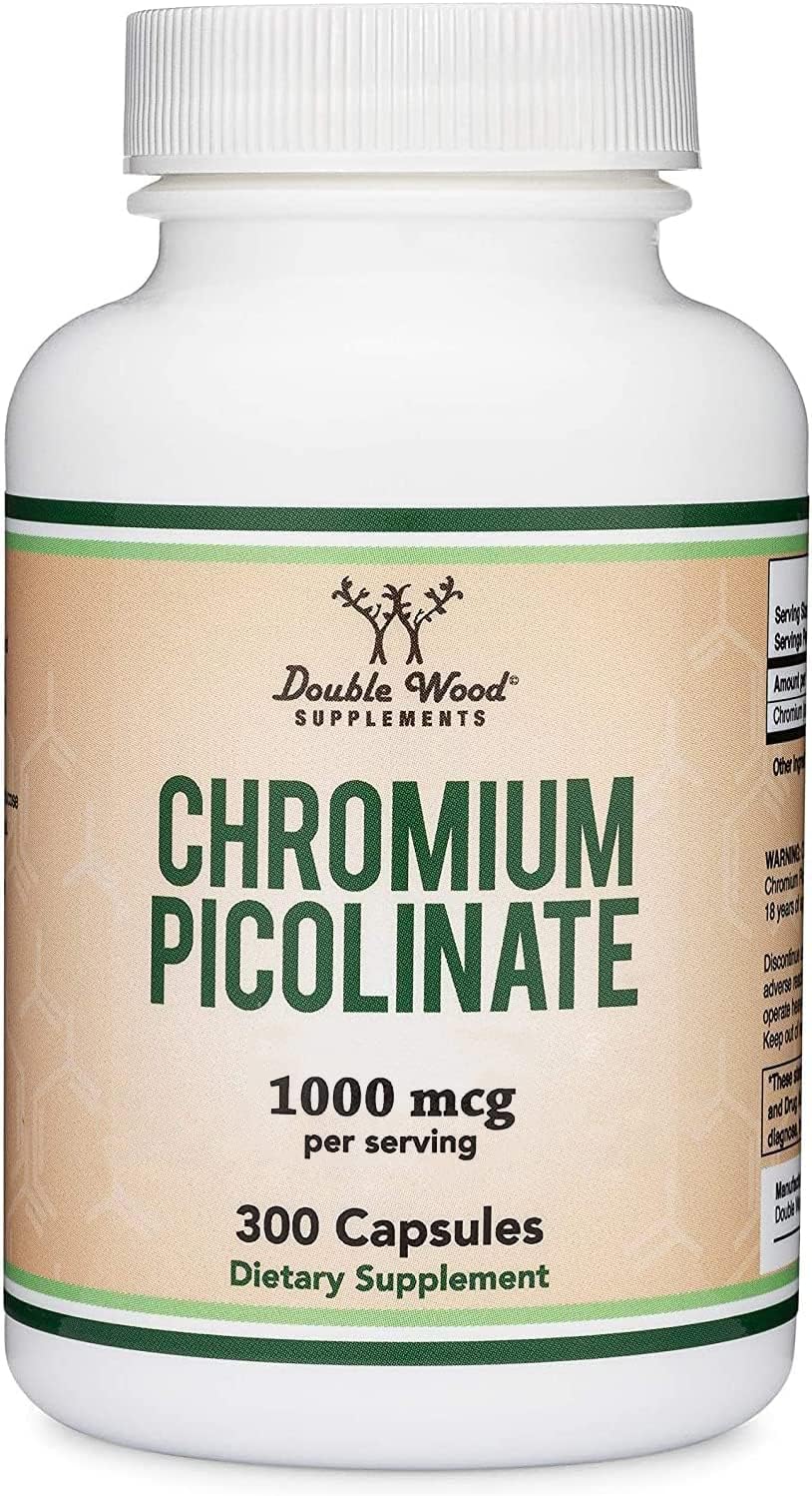 Chromium Picolinate 1000mcg - High Absorption for Weight Management | Double Wood