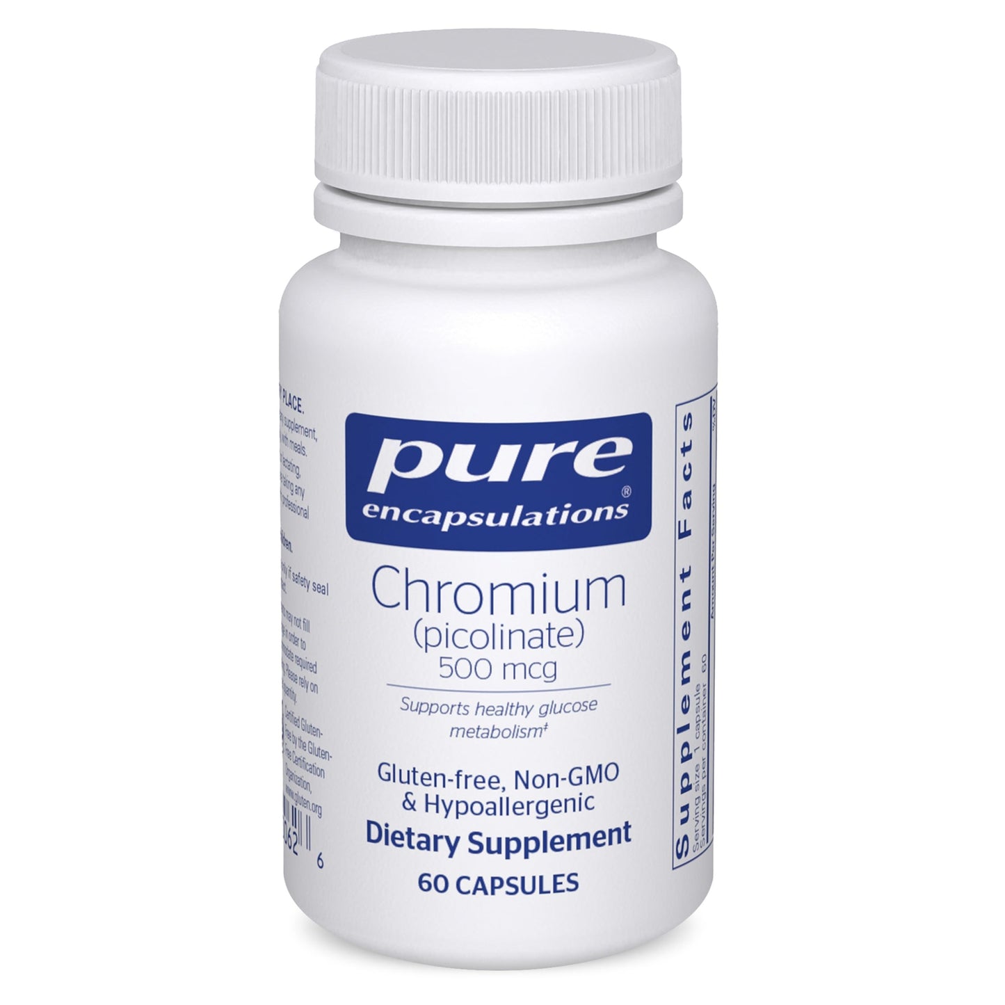 Chromium Picolinate 500 mcg – Pure Encapsulations | Metabolism Support