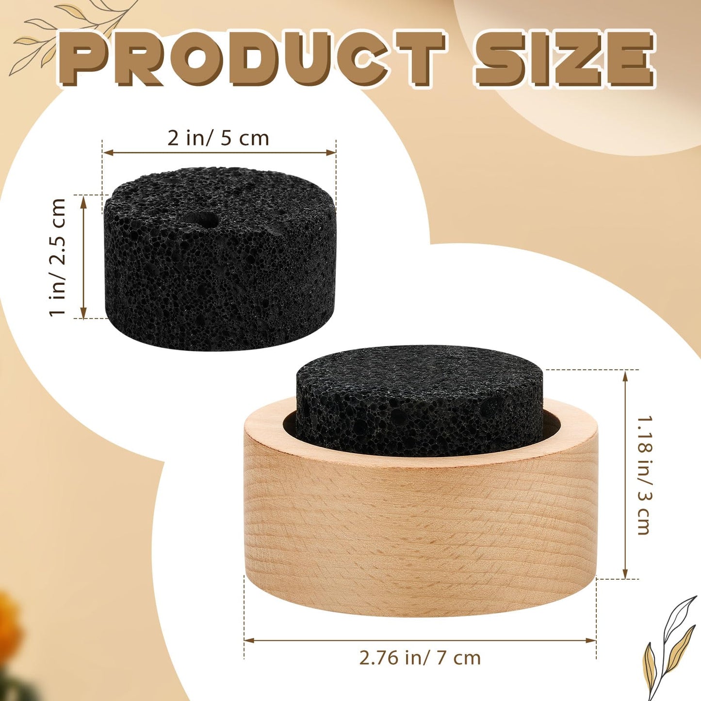 Chunful Lava Rock Passive Diffuser - Small Space Aromatherapy