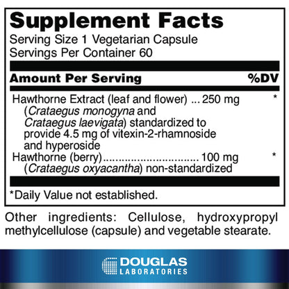 Douglas Laboratories Hawthorne Max-V Hawthorn Berry Extract | Circulatory Support 60 Caps