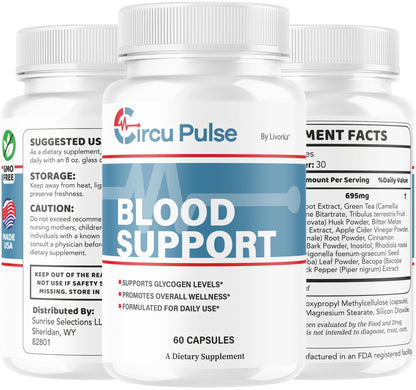 (2 Pack) CircuPulse Capsules - Official CircuPulse Blood Support Pills, Max Strength