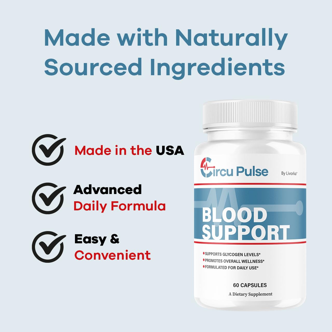(2 Pack) CircuPulse Capsules - Official CircuPulse Blood Support Pills, Max Strength