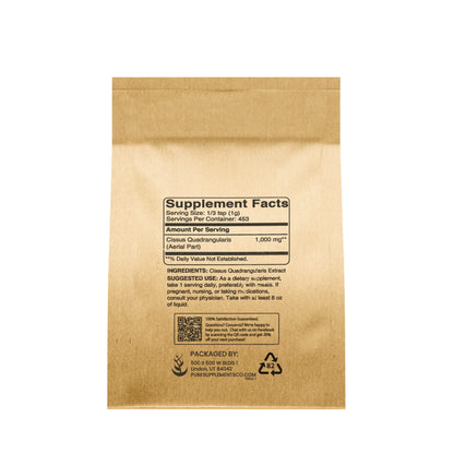 Cissus Quadrangularis Powder 1lb – Pure Original, Non-GMO, Lab-Verified