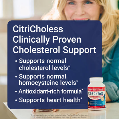 CitriCholess® Clinically Proven Cholesterol Support with Bergamonte & Vitamin C – 120 Softgels