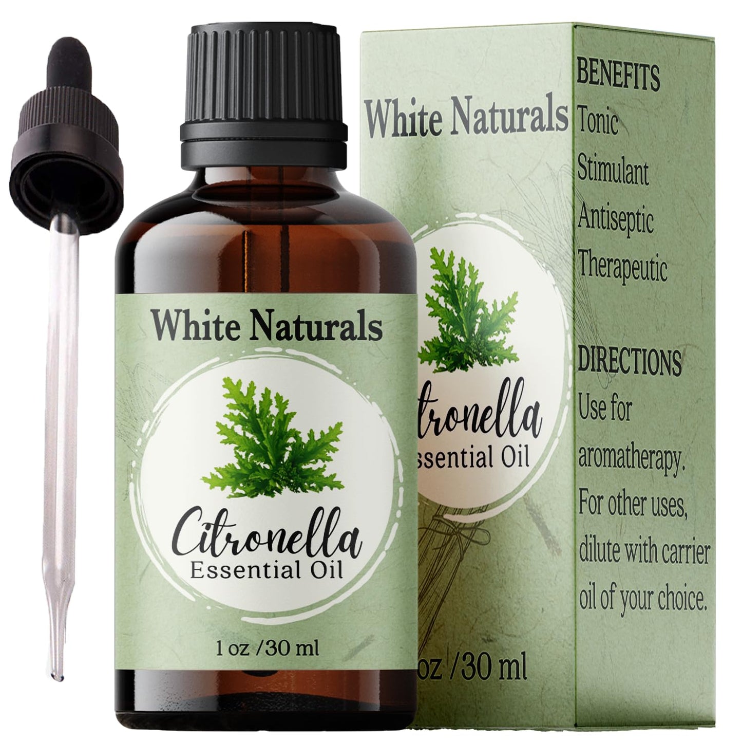 Citronella Essential Oil - Pure & Natural, Premium Grade for Aromatherapy