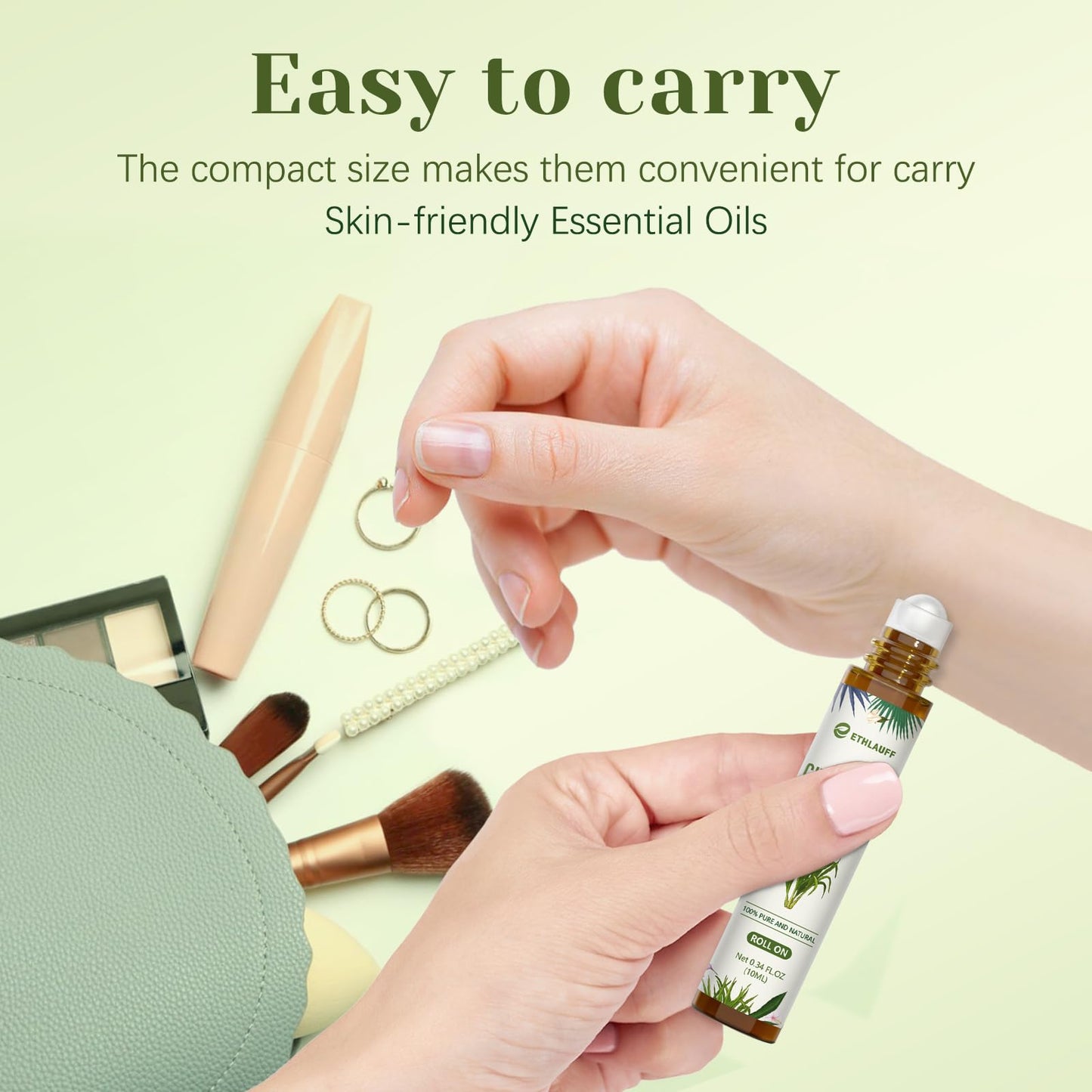 Citronella Essential Oil Roll-On | Citronella Oil for Skin & Relaxation Gift