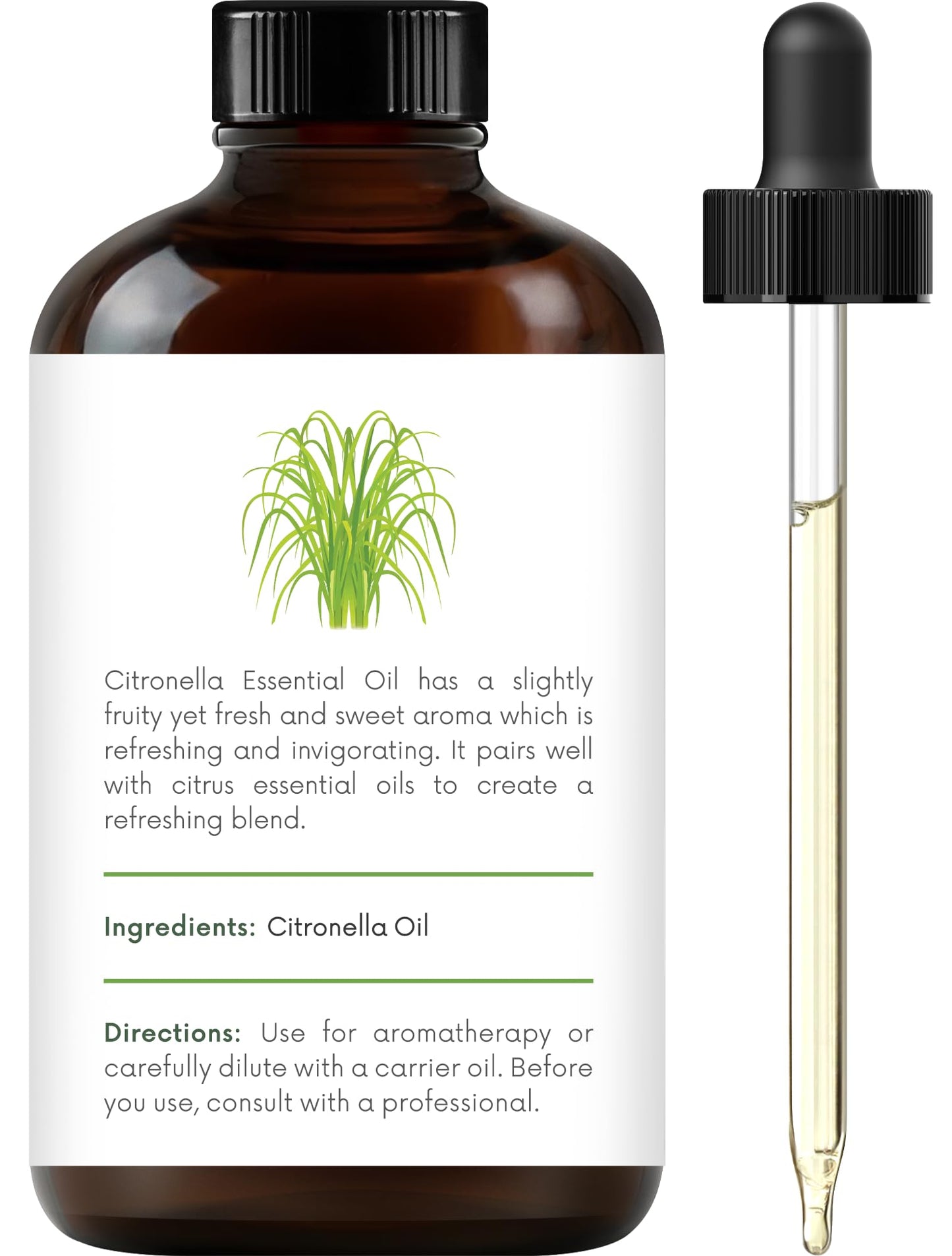 Handcraft Blends Citronella Essential Oil – 4 oz – Pure & Natural Premium Grade