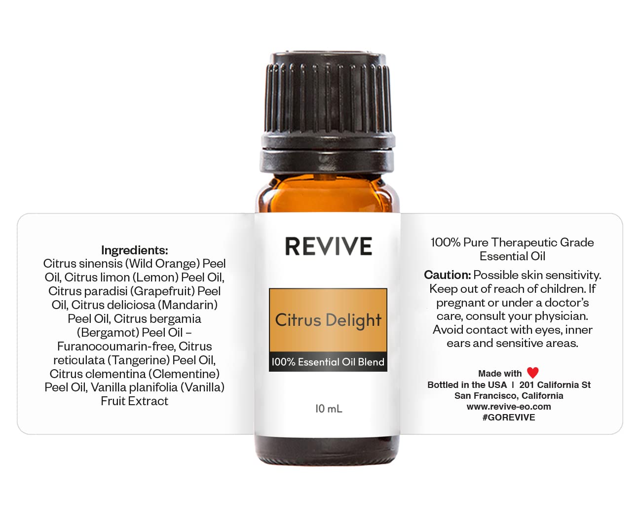 Citrus Delight Essential Oil Blend – 100% Pure Therapeutic Grade | Revive Essential Oils