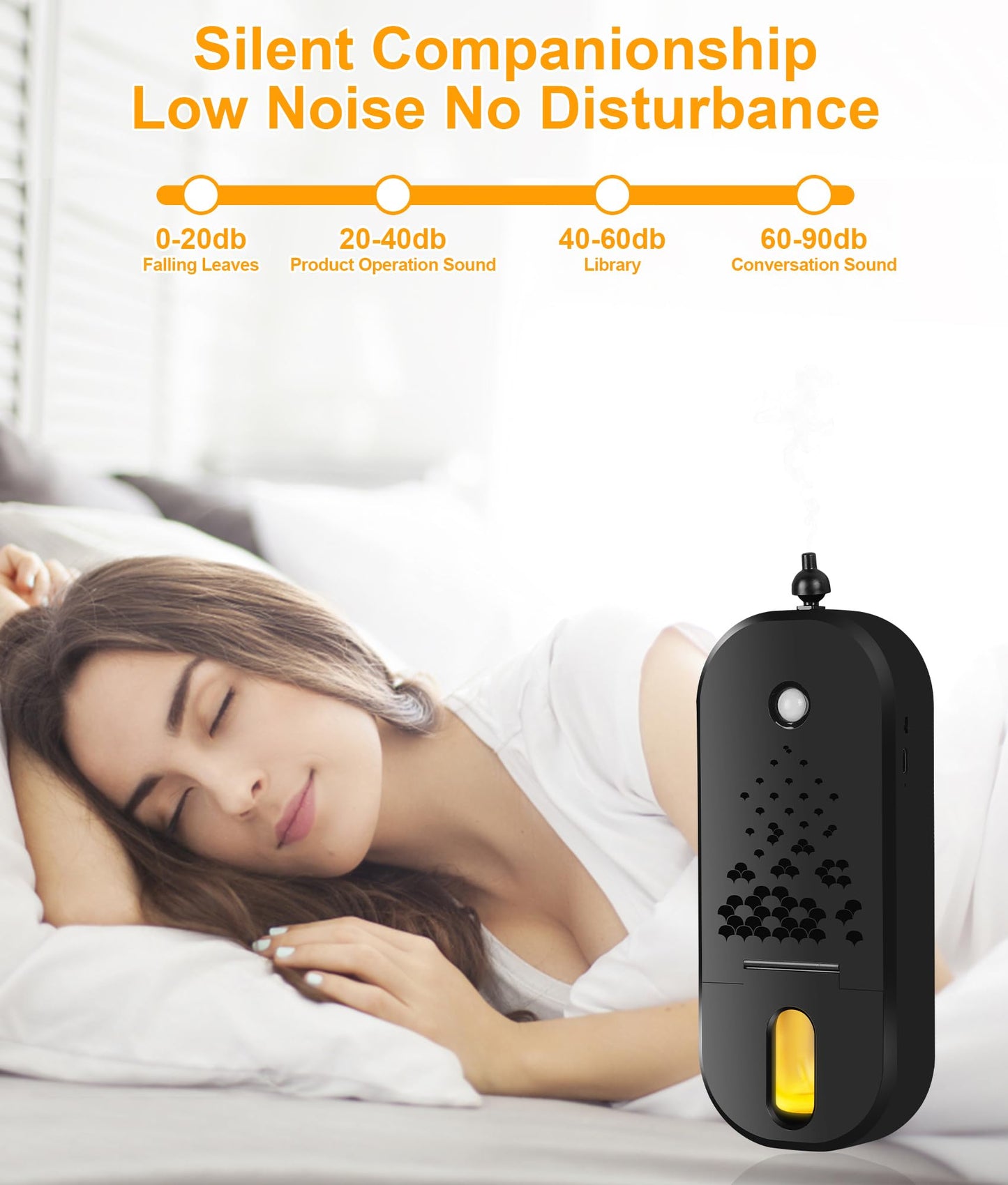CJC Waterless Diffuser - Battery-Operated Nebulizer for Cordless Aromatherapy | Home, Office, Hotel
