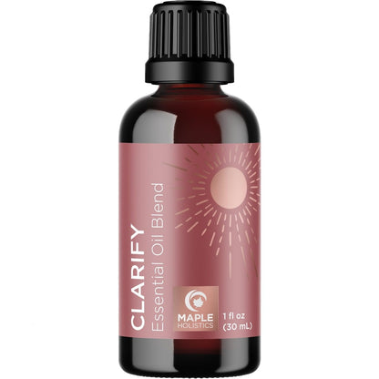 Clarify Headache Essential Oil Blend for Diffusers | Peppermint, Rosemary & Lavender