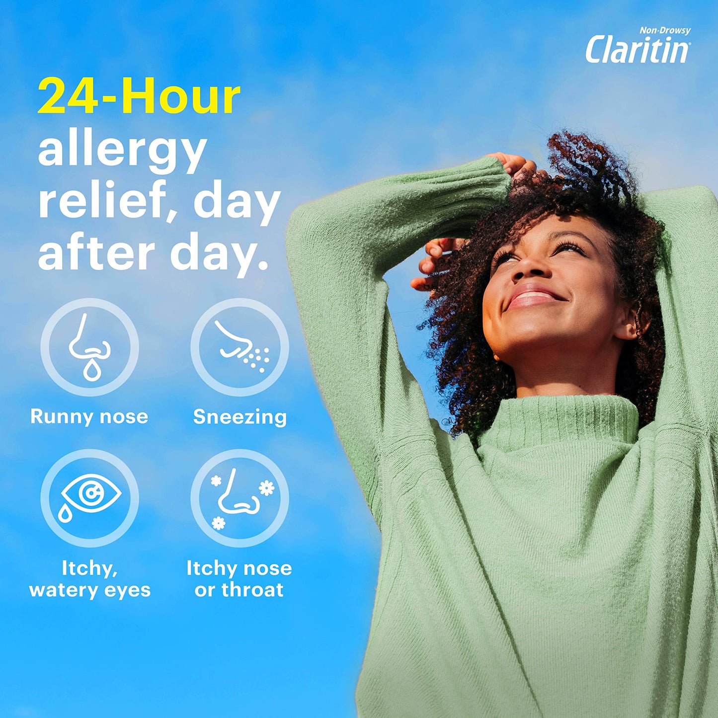 Claritin Allergy 24 Hour 10mg Tablets - 45 ct | Non-Drowsy, Fast Relief