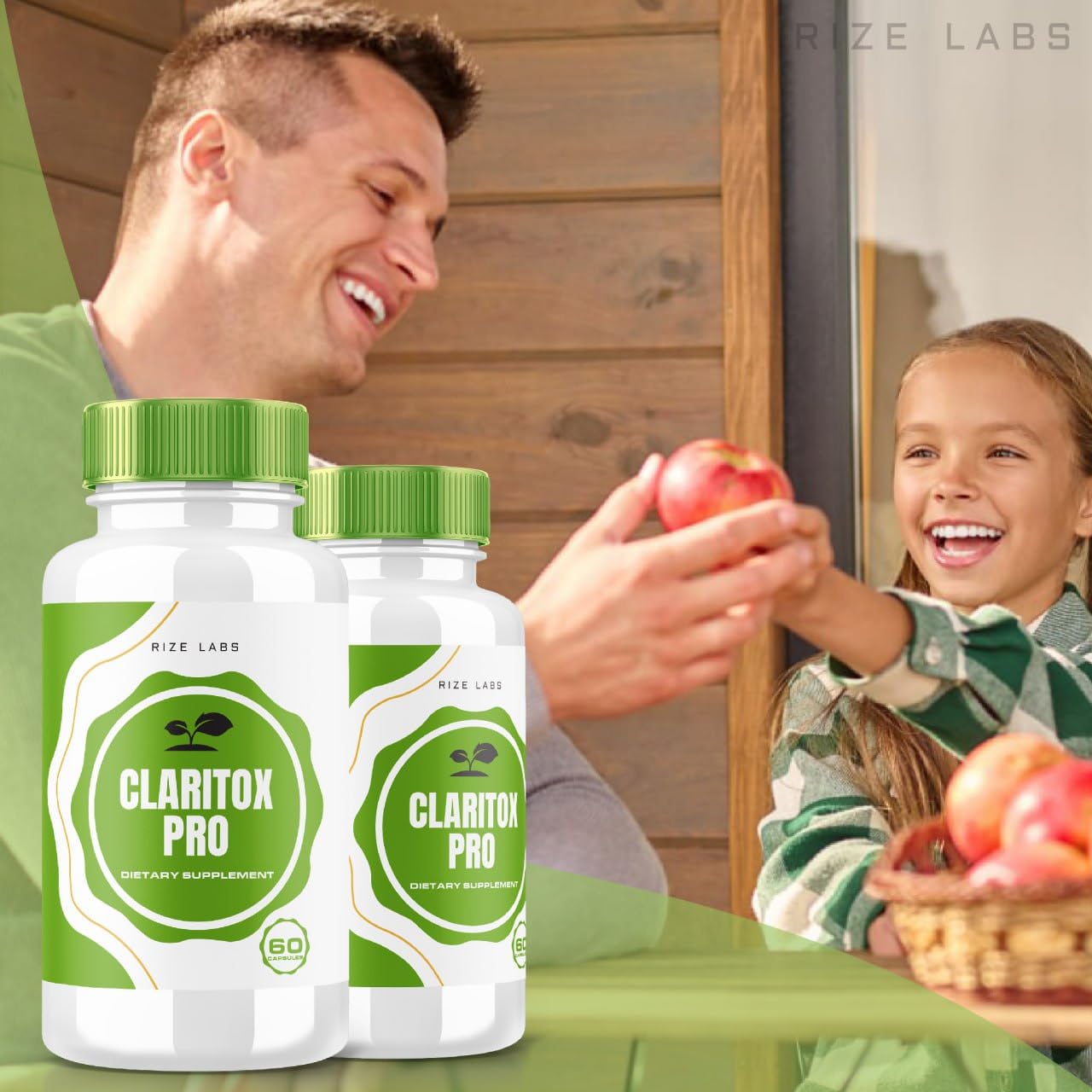 Rize Labs Claritox Pro Capsules 2 Pack - Vertigo Support | 120 Capsules