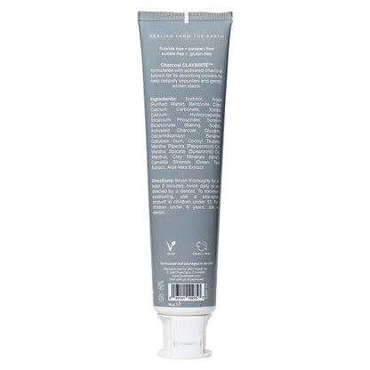 ClayBrite Activated Charcoal Toothpaste Zion Health 4 oz