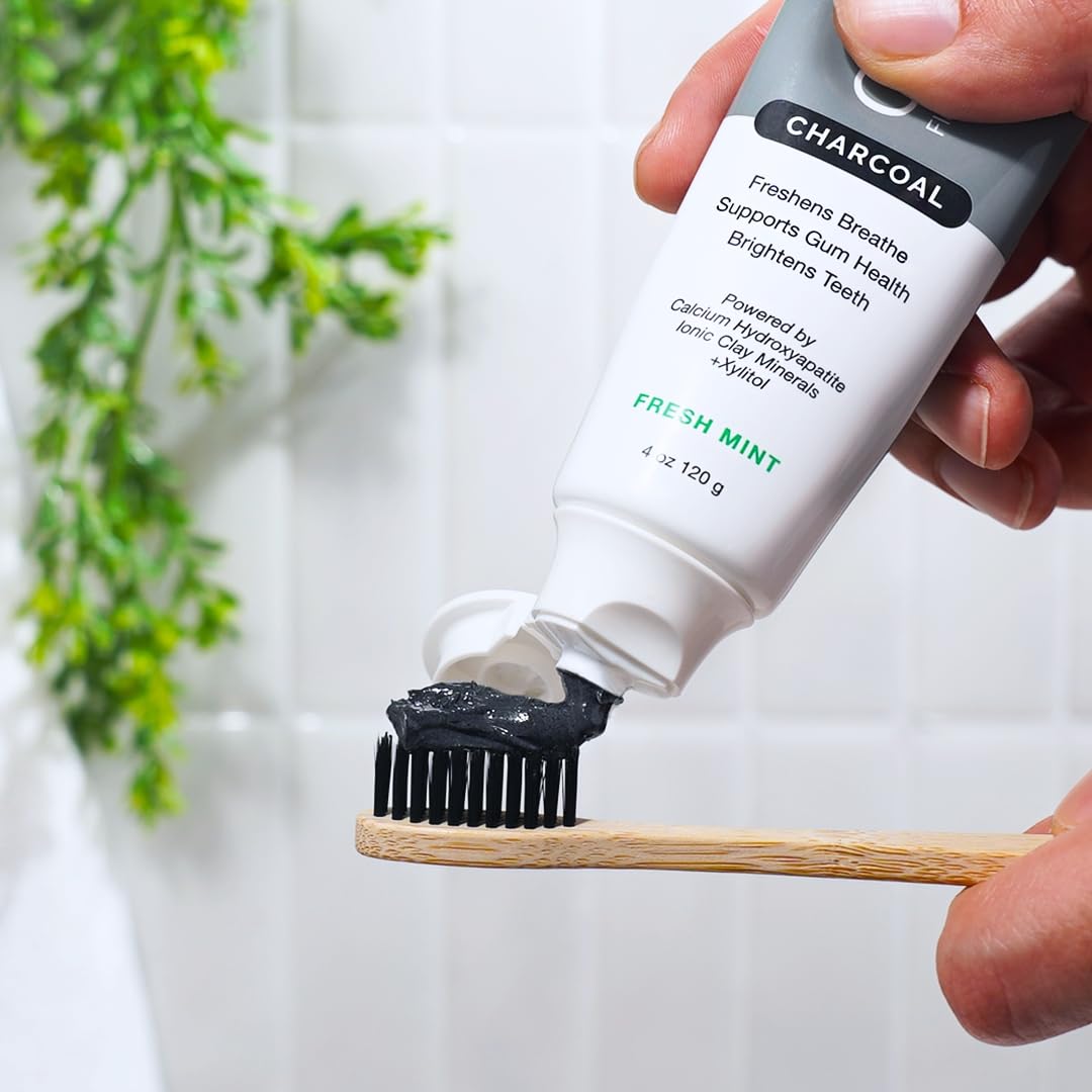 ClayBrite Activated Charcoal Toothpaste Zion Health 4 oz