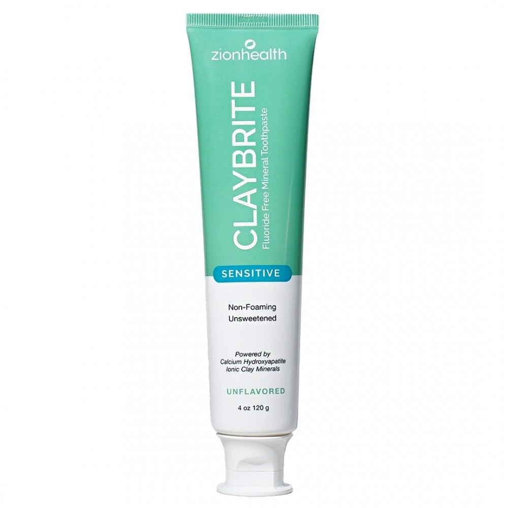 ClayBrite Sensitive Natural Toothpaste – Zion Health 4 oz