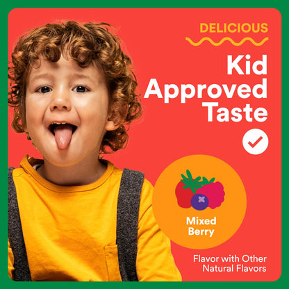 SmartyPants Kids Fiber & Veggies Gummies – Prebiotic Fiber, 60 Count