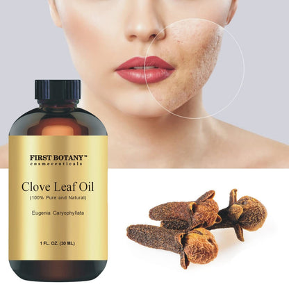 100% Pure Clove Leaf Essential Oil - 1 fl oz | Therapeutic Grade Clove Oil