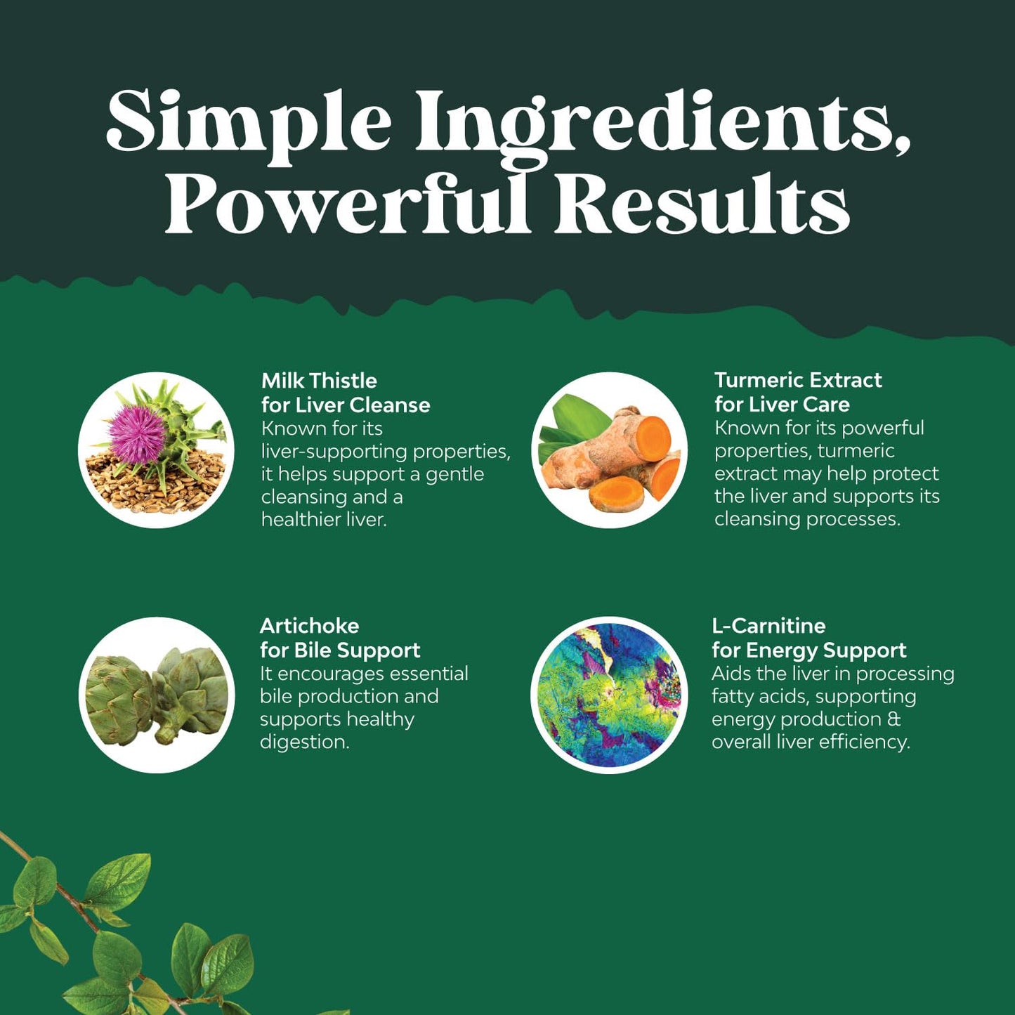 Cleansing Herbal Liver Detox Gummies – Milk Thistle, Artichoke & Turmeric – Vegan