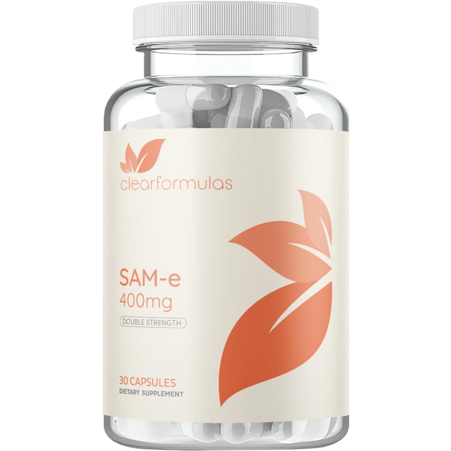 Clear Formulas SAM-e 400mg Bioactive – Liver & Mood Support, Vegan