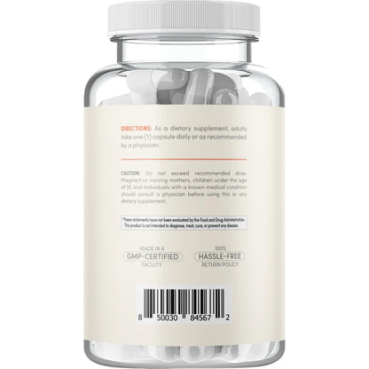 Clear Formulas Bioactive SAM-e 500mg – Mood & Liver Support (Vegan, Non-GMO, Made in USA)