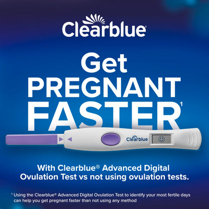 Clearblue Advanced Digital Ovulation Test Kit, 16 Count - High Accuracy Ovulation Tests