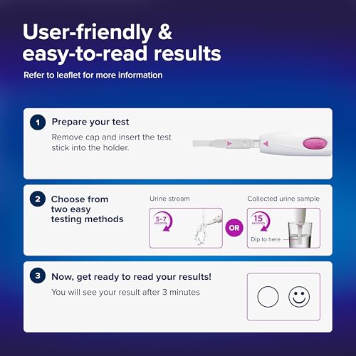 Clearblue Digital Ovulation Test, 30 Count – Detect LH Surge & 2 Fertile Days