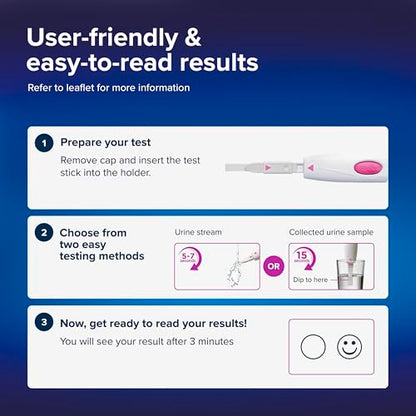 Clearblue Digital Ovulation Test, 30 Count – Detect LH Surge & 2 Fertile Days