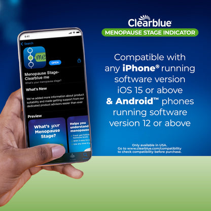 Clearblue Menopause Stage Indicator, 5 ct – FSH Test Kit & App