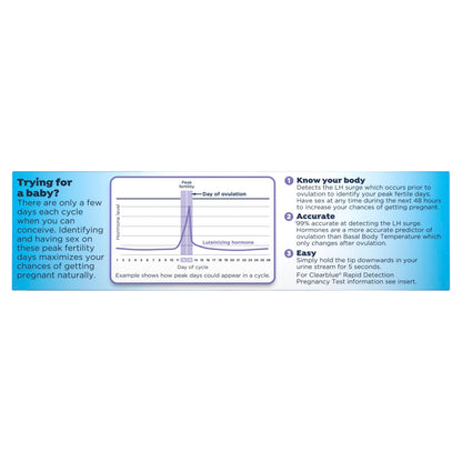 Clearblue Ovulation Complete Starter Kit - 10 Ovulation Tests & 1 Pregnancy Test
