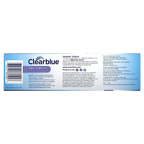 Clearblue Ovulation Complete Starter Kit - 10 Ovulation Tests & 1 Pregnancy Test