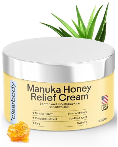 Clearbody Organics Manuka Honey Cream – Soothing Eczema Relief & Deep Hydration (2 oz)