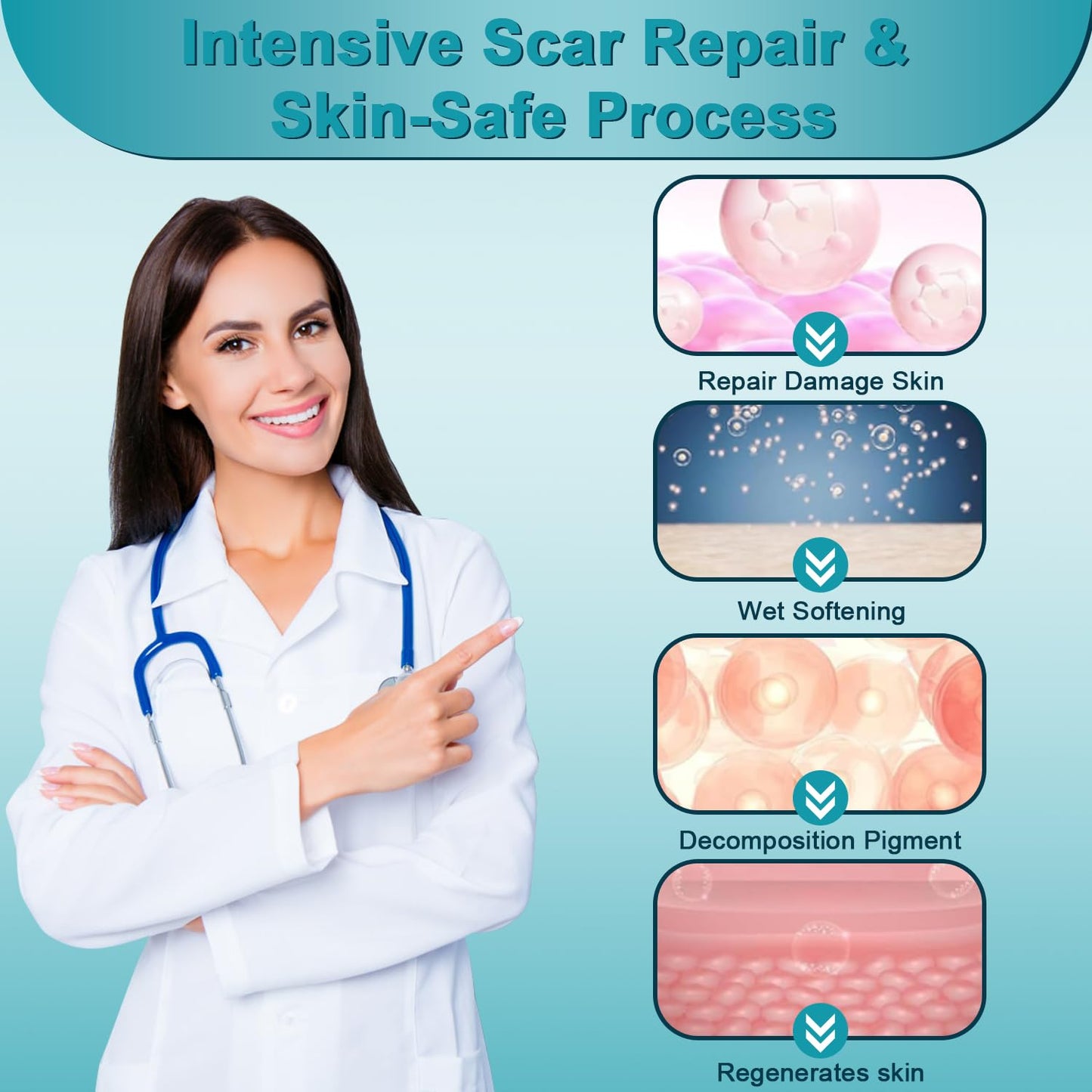 ClearPiny Scar Cream – Advanced Silicone Scar Gel for Old & New Scars (1.76 oz)