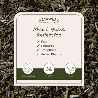Starwest Botanicals Cleavers Herb Organic – Dried Loose Leaf, 1 lb Bulk, Kosher & Non-GMO