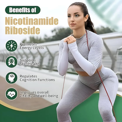 Cled Charger Liposomal NAD+ Booster – Liposomal NAD+ Supplement with Nicotinamide Riboside, Resveratrol, and NMN Alternative | 100 Capsules