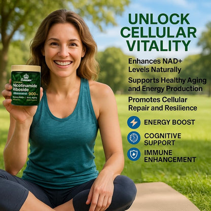 Cled Charger Liposomal NAD+ Booster – Liposomal NAD+ Supplement with Nicotinamide Riboside, Resveratrol, and NMN Alternative | 100 Capsules