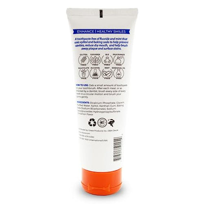 Cleure Natural Cinnamon Toothpaste - Flavor-Free, Fluoride-Free - Helps Whiten Teeth - Natural Great Taste for Children & Adults - Cinnamon Flavor (4oz Tube, Pack of 1)