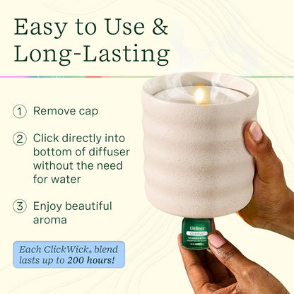 ClickWick Walk in the Woods 3-Pack for Lifelines Diffusers – Essential Oil Blends