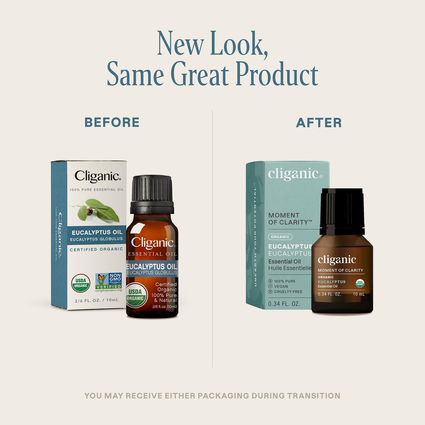 Cliganic USDA Organic Eucalyptus Essential Oil – 100% Pure