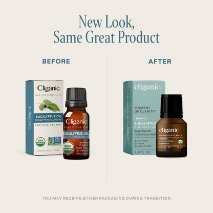 Cliganic USDA Organic Eucalyptus Essential Oil – 100% Pure