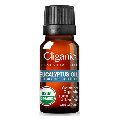Cliganic USDA Organic Eucalyptus Essential Oil – 100% Pure
